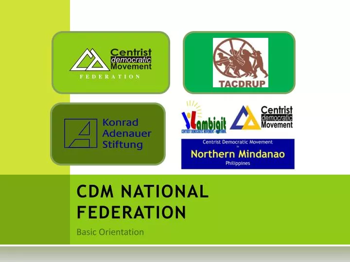 cdm national federation