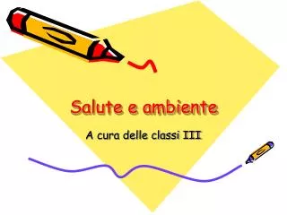 salute e ambiente