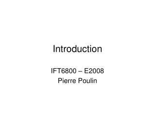 introduction