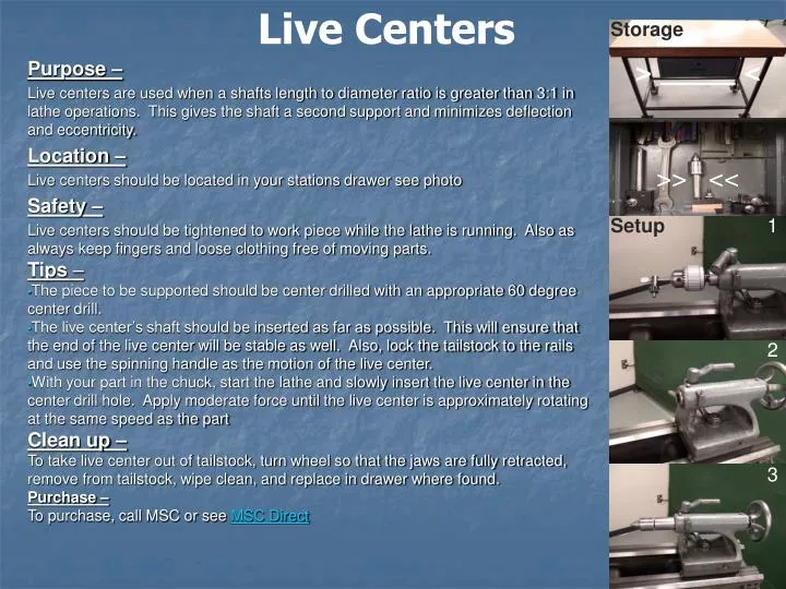 live centers
