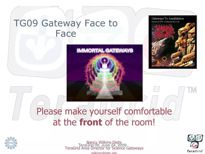 tg09 gateway face to face
