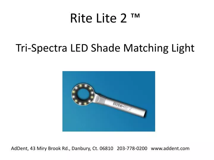 rite lite 2 tri spectra led shade matching light