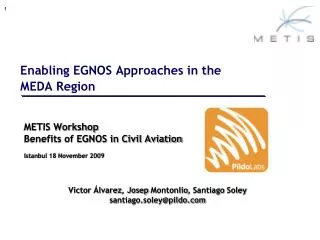Enabling EGNOS Approaches in the MEDA Region