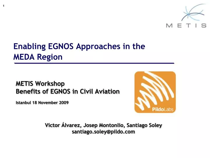 enabling egnos approaches in the meda region