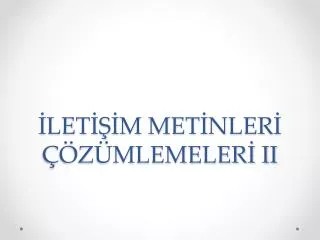 let m met nler z mlemeler ii