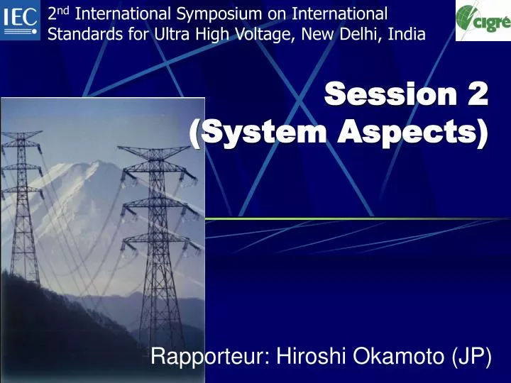 session 2 system aspects