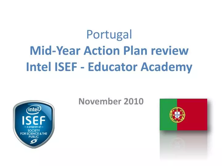 portugal mid year action plan review intel isef educator academy