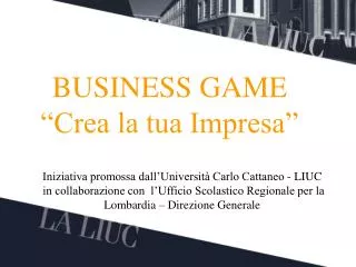 business game crea la tua impresa