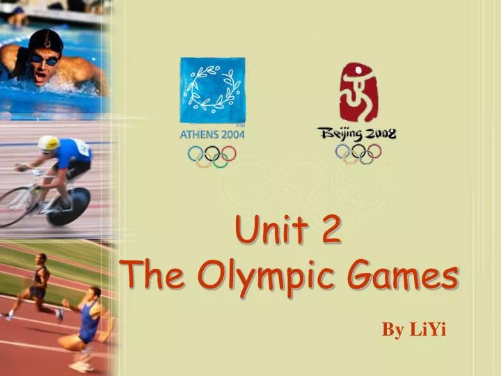 unit 2 the olympic games