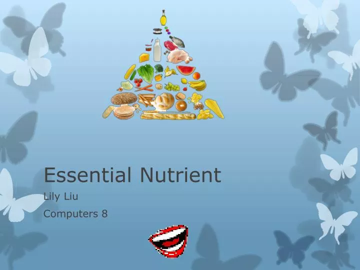 essential nutrient