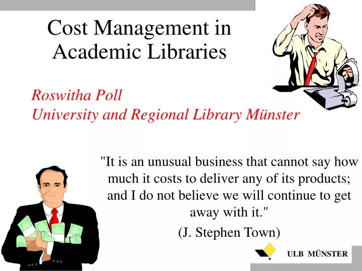cost management in academic libraries