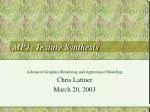 MP1: Texture Synthesis - slide 1