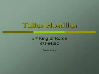 Tullus Hostilius