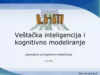 ve ta ka inteligencija i kognitivno modeliranje