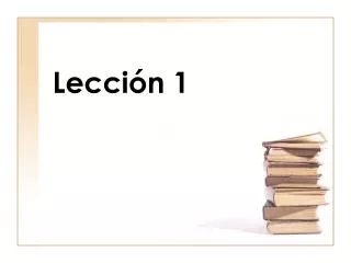 lecci n 1