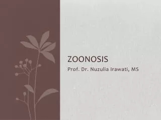 zoonosis