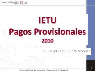 ietu pagos provisionales 2010