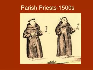 Parish Priests-1500s