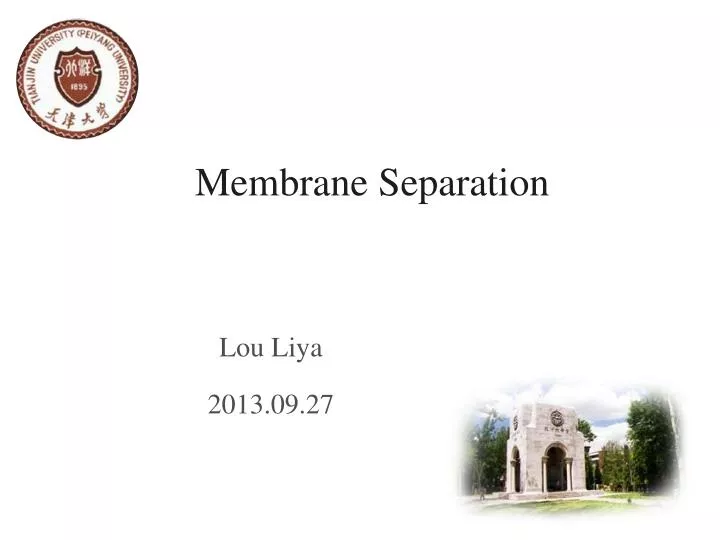 membrane separation