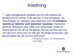 inledning
