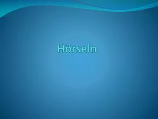 h rseln