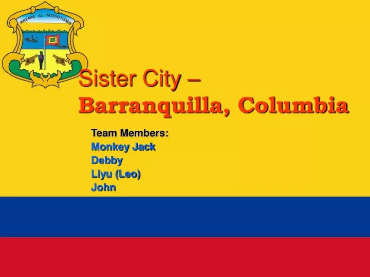 sister city barranquilla columbia