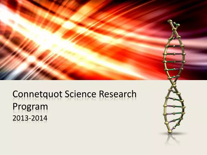 connetquot science research program