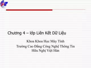 ch ng 4 l p li n k t d li u