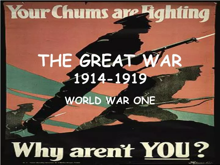 the great war 1914 1919