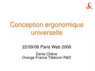 conception ergonomique universelle 22 09 06 paris web 2006
