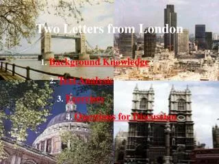 Two Letters from London