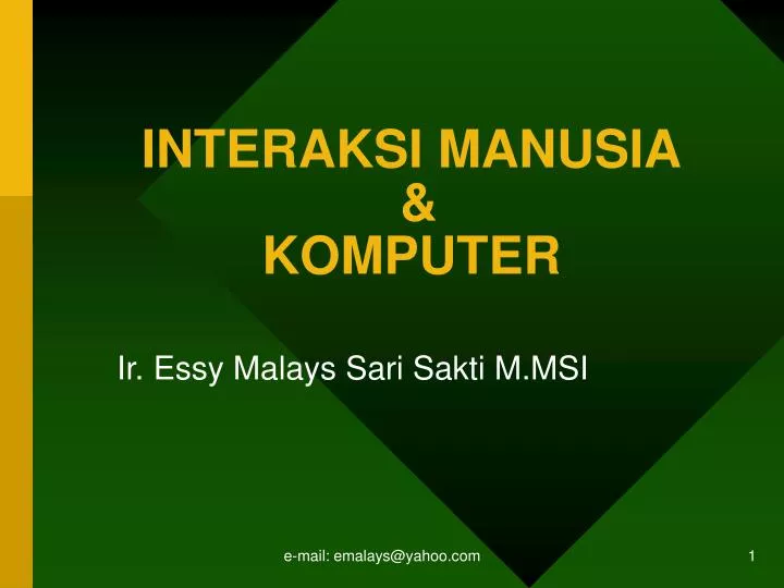 interaksi manusia komputer