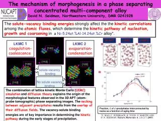 The mechanism of morphogenesis in a phase separating concentrated multi-component alloy