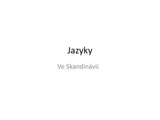 jazyky