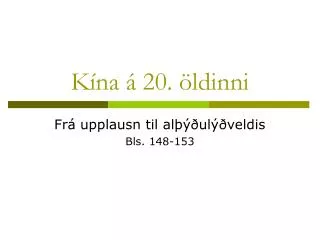 k na 20 ldinni