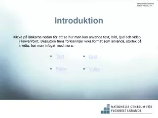 introduktion