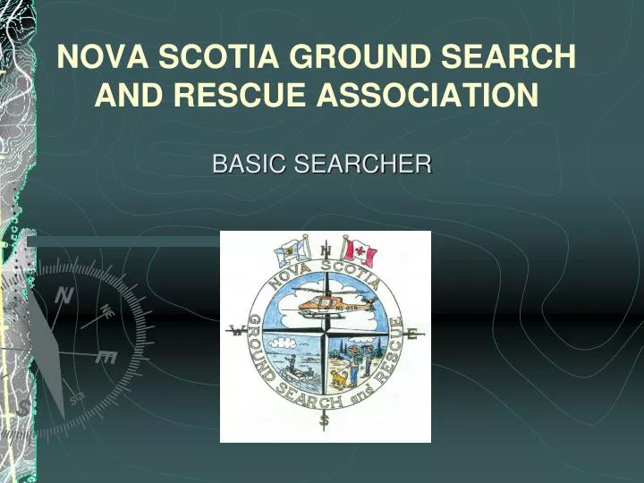 nova scotia ground search and rescue association
