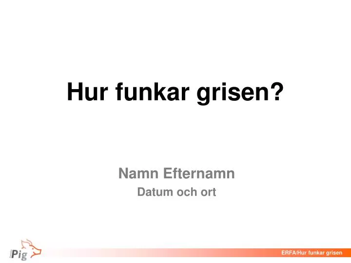 hur funkar grisen