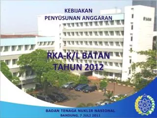 rka k l batan tahun 2012