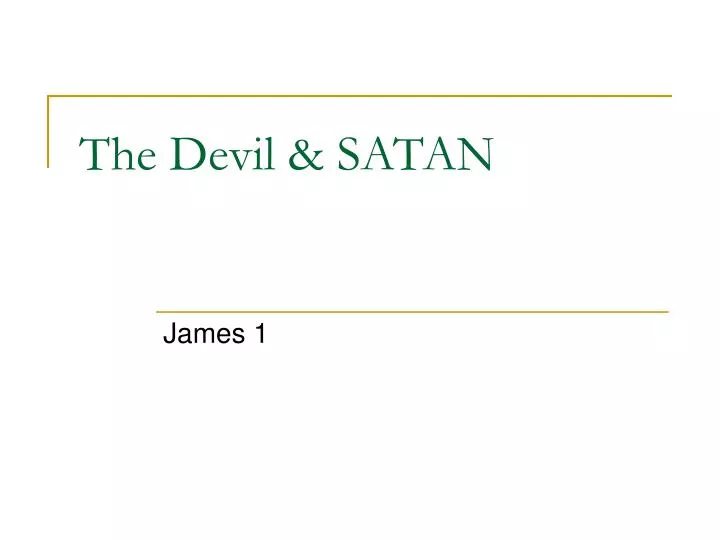 the devil satan