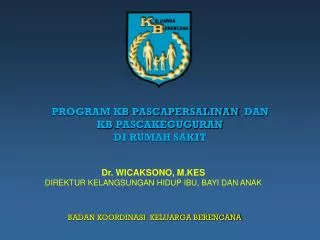 program kb pascapersalinan dan kb pascakeguguran di rumah sakit