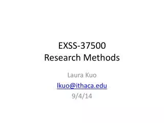 EXSS-37500 Research Methods