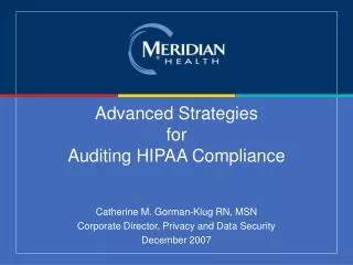 Advanced Strategies for Auditing HIPAA Compliance