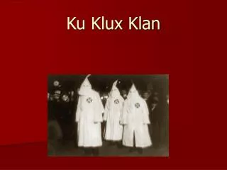 ku klux klan