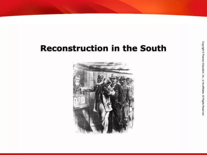 reconstruction in the south