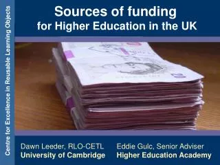 Sources of funding for Higher Education in the UK