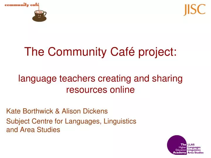 the community caf project language teachers creating and sharing resources online