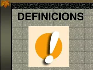 definicions