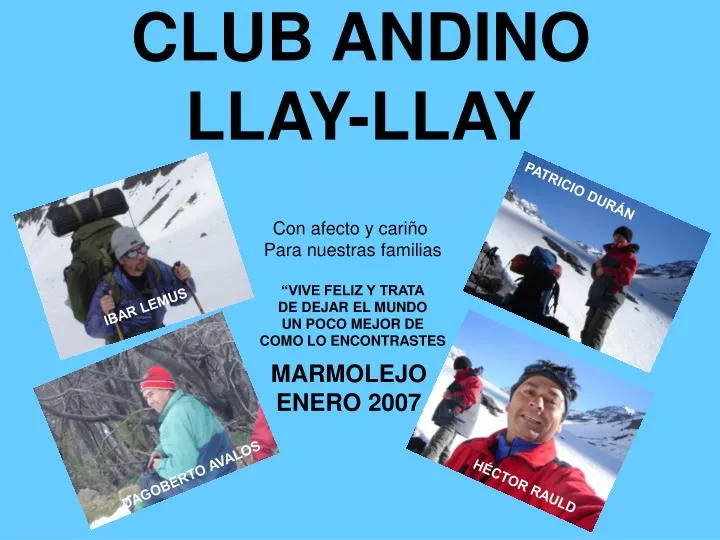 club andino llay llay
