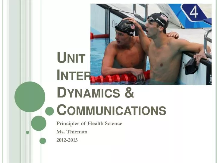 unit 2 interpersonal dynamics communications